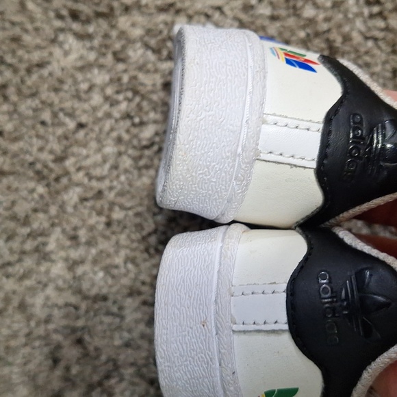 Adidas "Superstar" leather slip-on sneakers - 4K baby/ toddler - Picture 8 of 10